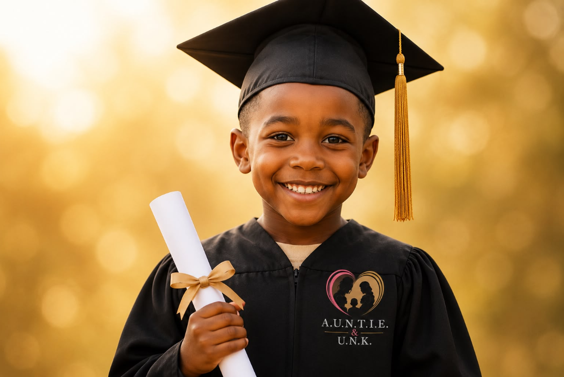 A young graduate celebrating a milestone